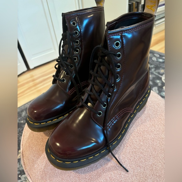 Vegan 1460 Dr. Martins cherry red - Picture 7 of 9